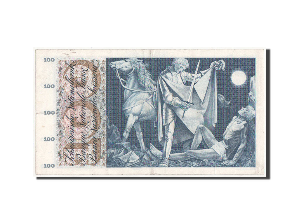 Banknote, Switzerland, 100 Franken, 1958, AU(50-53)