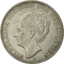 Coin, Netherlands, Wilhelmina I, 2-1/2 Gulden, 1930, EF(40-45), Silver, KM:165