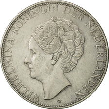 Coin, Netherlands, Wilhelmina I, 2-1/2 Gulden, 1933, EF(40-45), Silver, KM:165