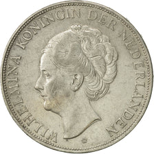 Coin, Netherlands, Wilhelmina I, 2-1/2 Gulden, 1937, EF(40-45), Silver, KM:165