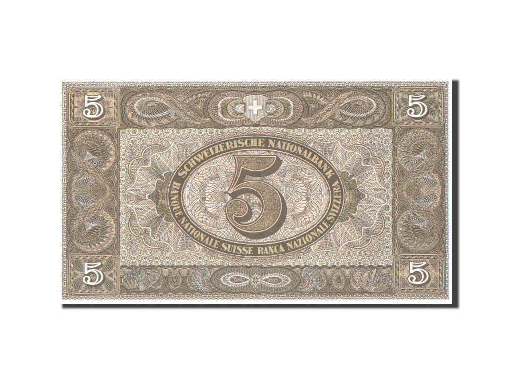 Banknote, Switzerland, 5 Franken, 1951, UNC(60-62)