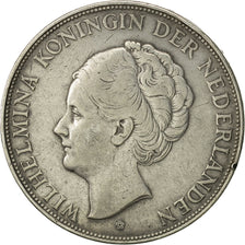 Coin, Netherlands, Wilhelmina I, 2-1/2 Gulden, 1937, VF(30-35), Silver, KM:165