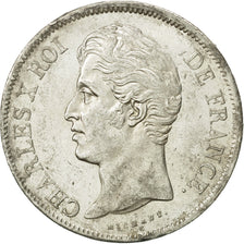 France, Charles X, 5 Francs, 1828, Lille, TTB, Argent, KM:728.13, Gadoury:644