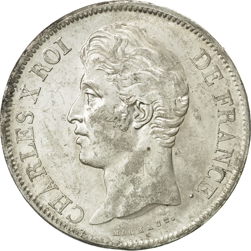 France, Charles X, 5 Francs, 1829, Lille, TTB, Argent, KM:728.13, Gadoury:644