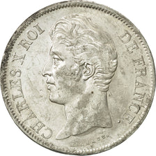 France, Charles X, 5 Francs, 1829, Lille, TTB, Argent, KM:728.13, Gadoury:644