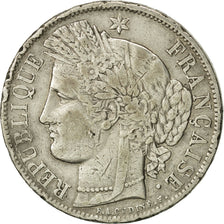 Coin, France, Cérès, 5 Francs, 1849, Strasbourg, VF(20-25), Silver, KM:761.2