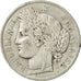 Coin, France, Cérès, 5 Francs, 1849, Strasbourg, VF(30-35), Silver, KM:761.2