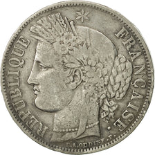 Coin, France, Cérès, 5 Francs, 1850, Strasbourg, VF(30-35), Silver, KM:761.2