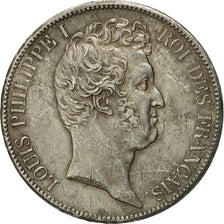 Coin, France, Louis-Philippe, 5 Francs, 1831, Lille, AU(50-53), Silver