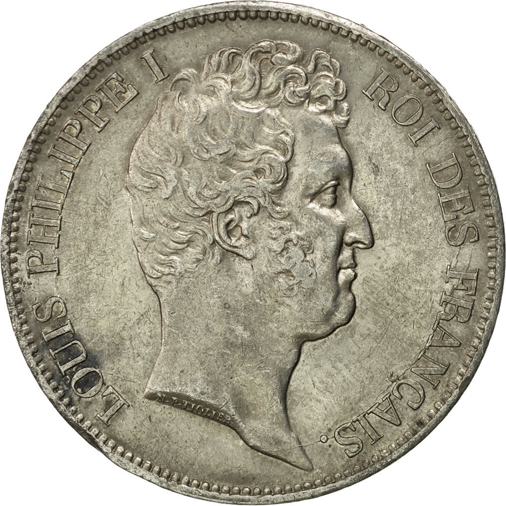 Coin, France, Louis-Philippe, 5 Francs, 1831, Lille, AU(50-53), Silver