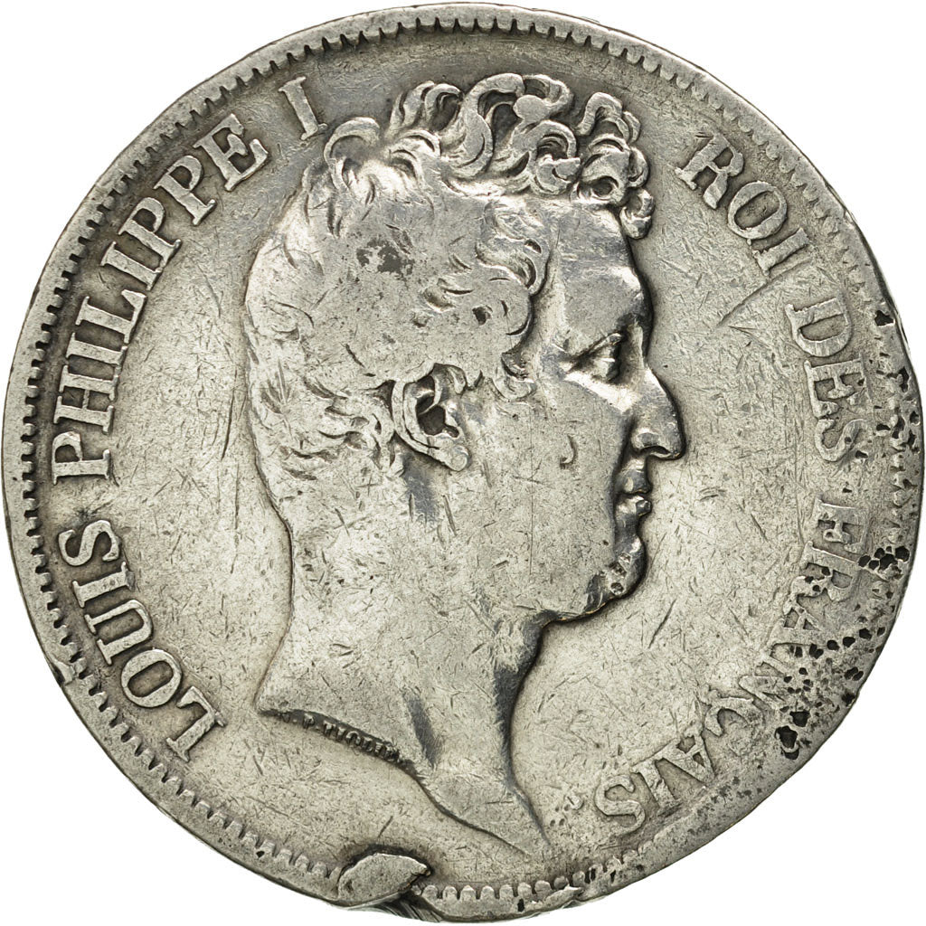 Coin, France, Louis-Philippe, 5 Francs, 1831, Limoges, VF(20-25), Silver