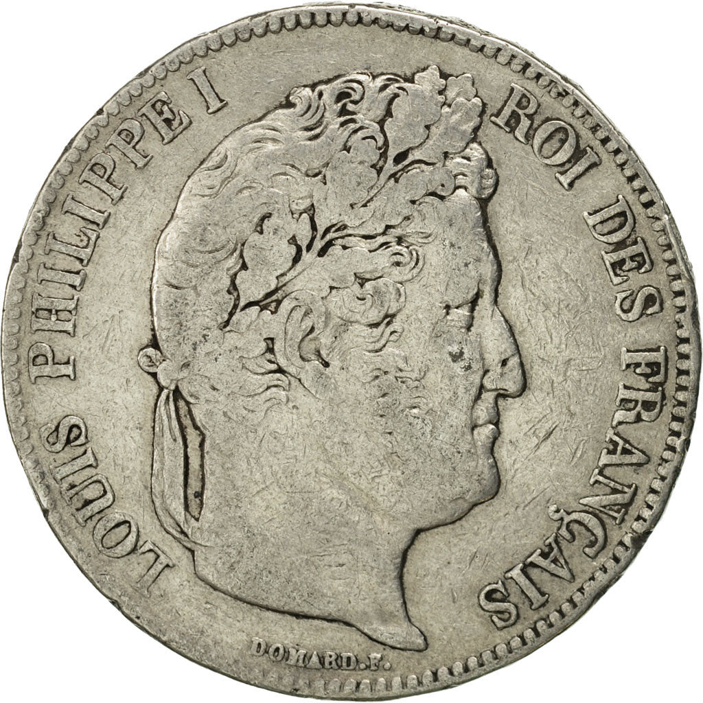 Coin, France, Louis-Philippe, 5 Francs, 1832, Limoges, VF(20-25), Silver