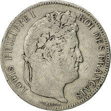 Coin, France, Louis-Philippe, 5 Francs, 1832, Limoges, VF(20-25), Silver