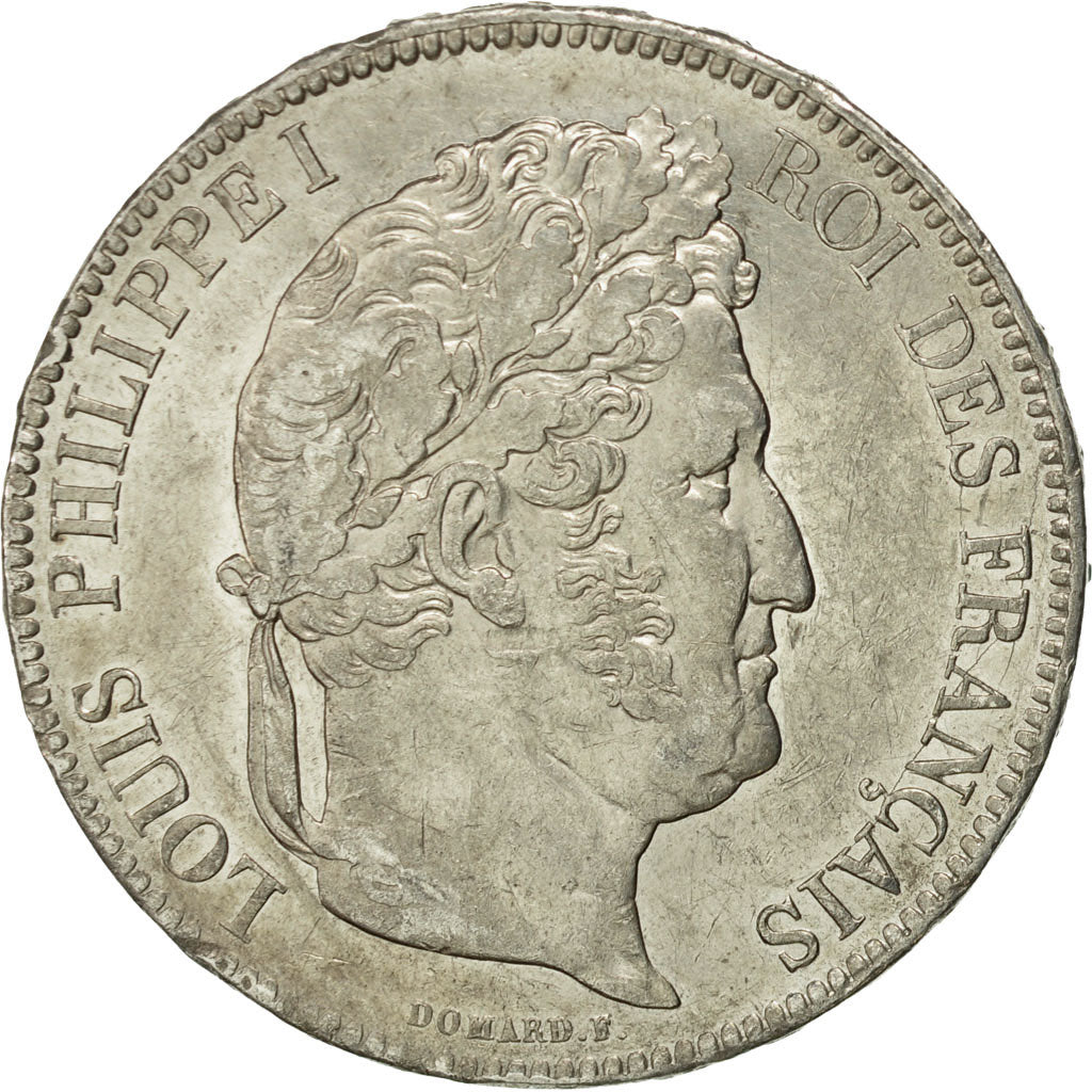 Munten, Frankrijk, Louis-Philippe, 5 Francs, 1835, Paris, ZF+, Zilver, KM:749.1