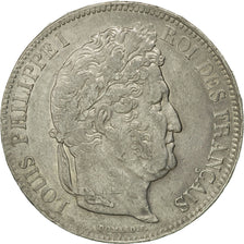 Coin, France, Louis-Philippe, 5 Francs, 1835, Limoges, EF(40-45), Silver