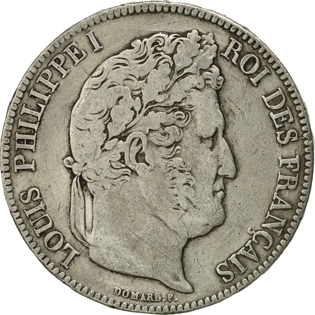Monnaie, France, Louis-Philippe, 5 Francs, 1836, Bordeaux, TB+, Argent