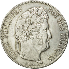 France, Louis-Philippe, 5 Francs, 1836, Rouen, AU(50-53), Silver, KM:749.2