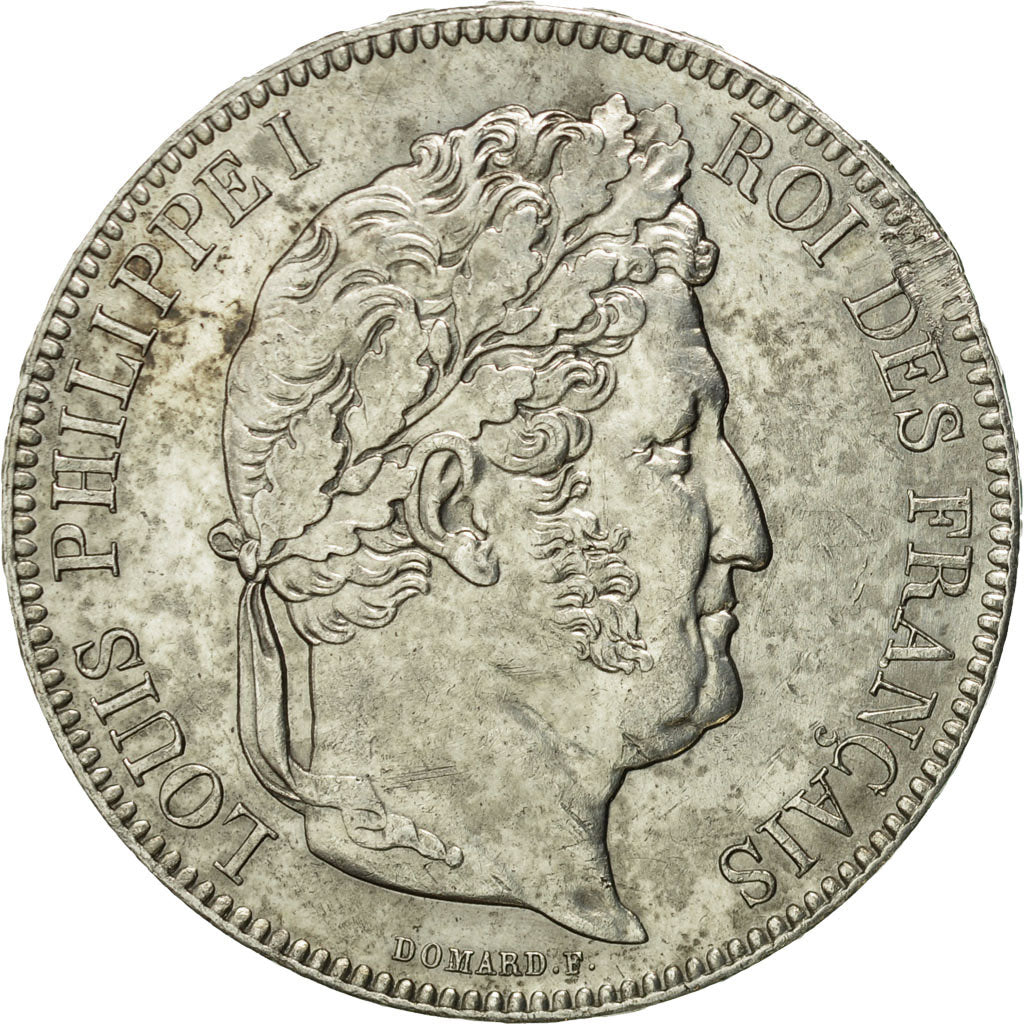 Frankreich, Louis-Philippe, 5 Francs, 1843, Lille, SS, Silber, KM:749.13