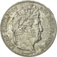 Frankreich, Louis-Philippe, 5 Francs, 1843, Lille, SS, Silber, KM:749.13