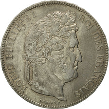 Moneta, Francia, Louis-Philippe, 5 Francs, 1835, Bordeaux, BB, Argento