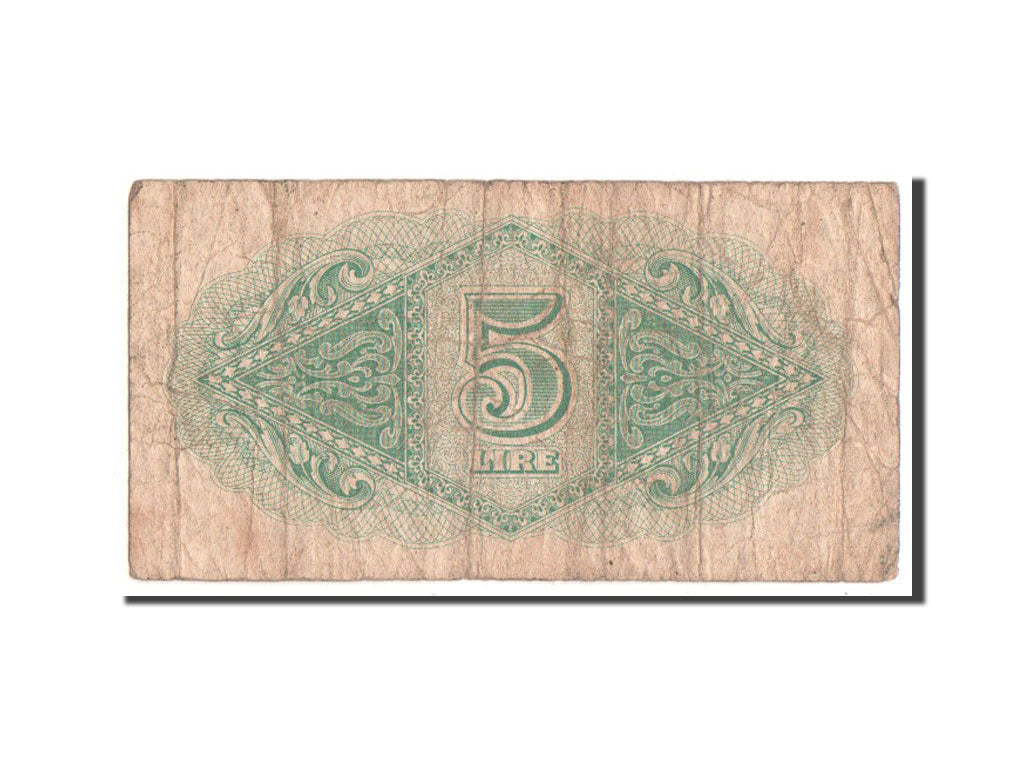 Libia, 5 Lire, 1943, MB