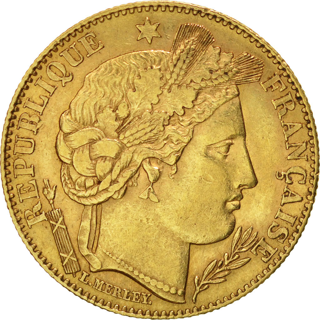 France, Cérès, 10 Francs, 1899, Paris, AU(50-53), Gold, KM:830, Gadoury:1016