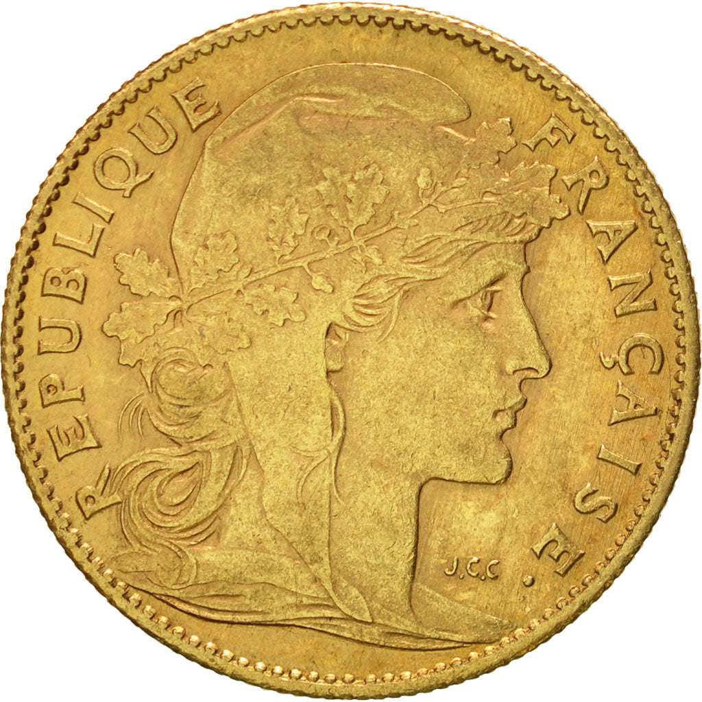 Münze, Frankreich, Marianne, 10 Francs, 1905, Paris, SS, Gold, KM:846