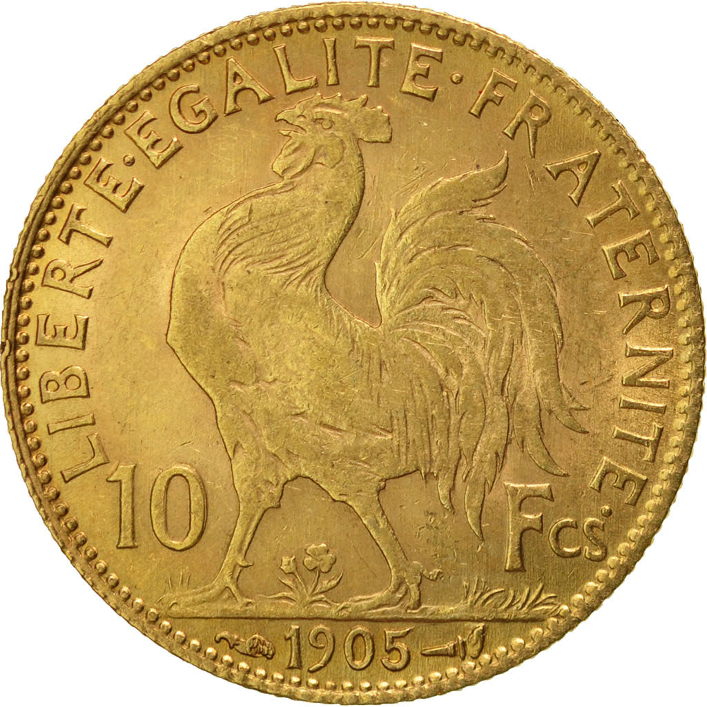 Münze, Frankreich, Marianne, 10 Francs, 1905, Paris, SS, Gold, KM:846