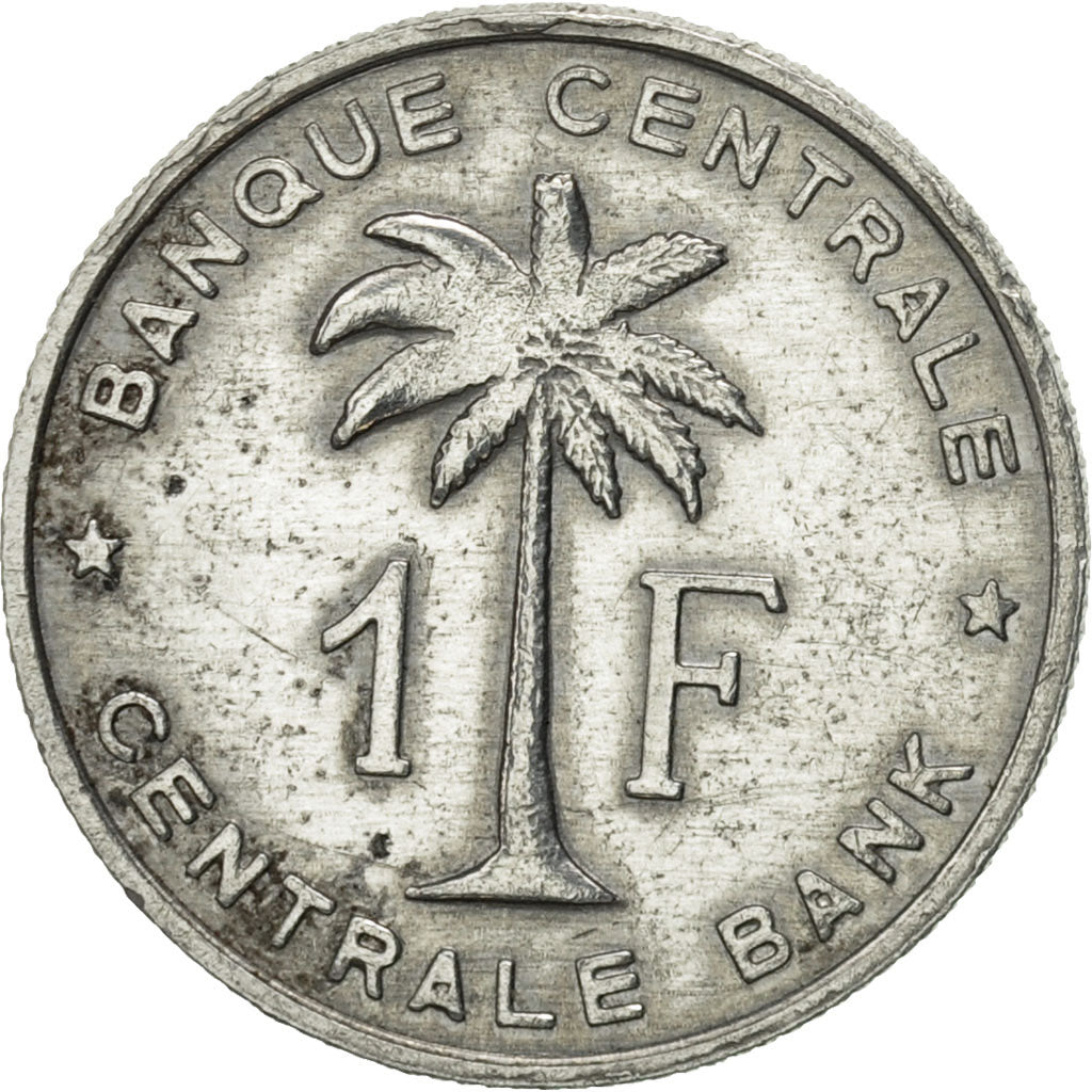 Belgian Congo, RUANDA-URUNDI, Franc, 1957, AU(50-53), Aluminum, KM:4
