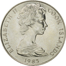 Cook Islands, Elizabeth II, Dollar, 1973, AU(55-58), Copper-nickel, KM:7