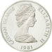 Coin, Cayman Islands, Elizabeth II, Dollar, 1981, MS(60-62), Silver, KM:6