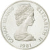 Monnaie, Îles Caïmans, Elizabeth II, Dollar, 1981, SUP+, Argent, KM:6