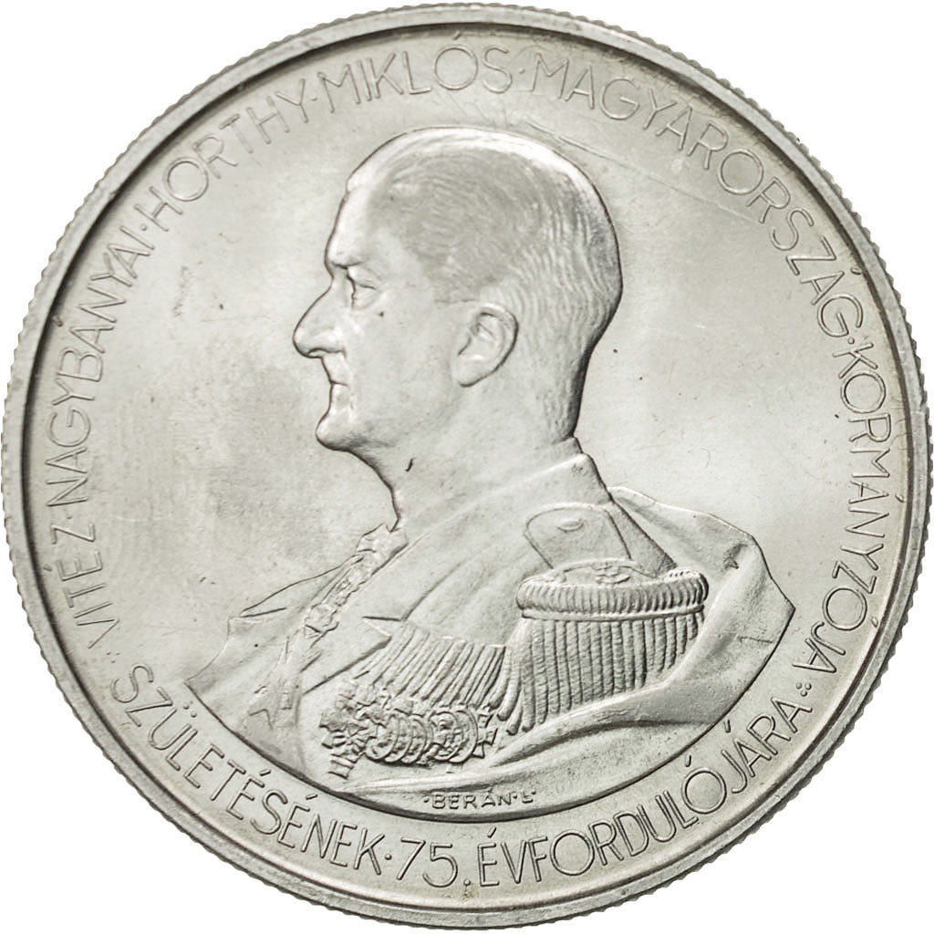 Ungarn, 5 Pengö, 1943, UNZ, Aluminium, KM:523