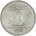 Coin, INDIA-REPUBLIC, 2 Rupees, 2008, MS(60-62), Stainless Steel, KM:327