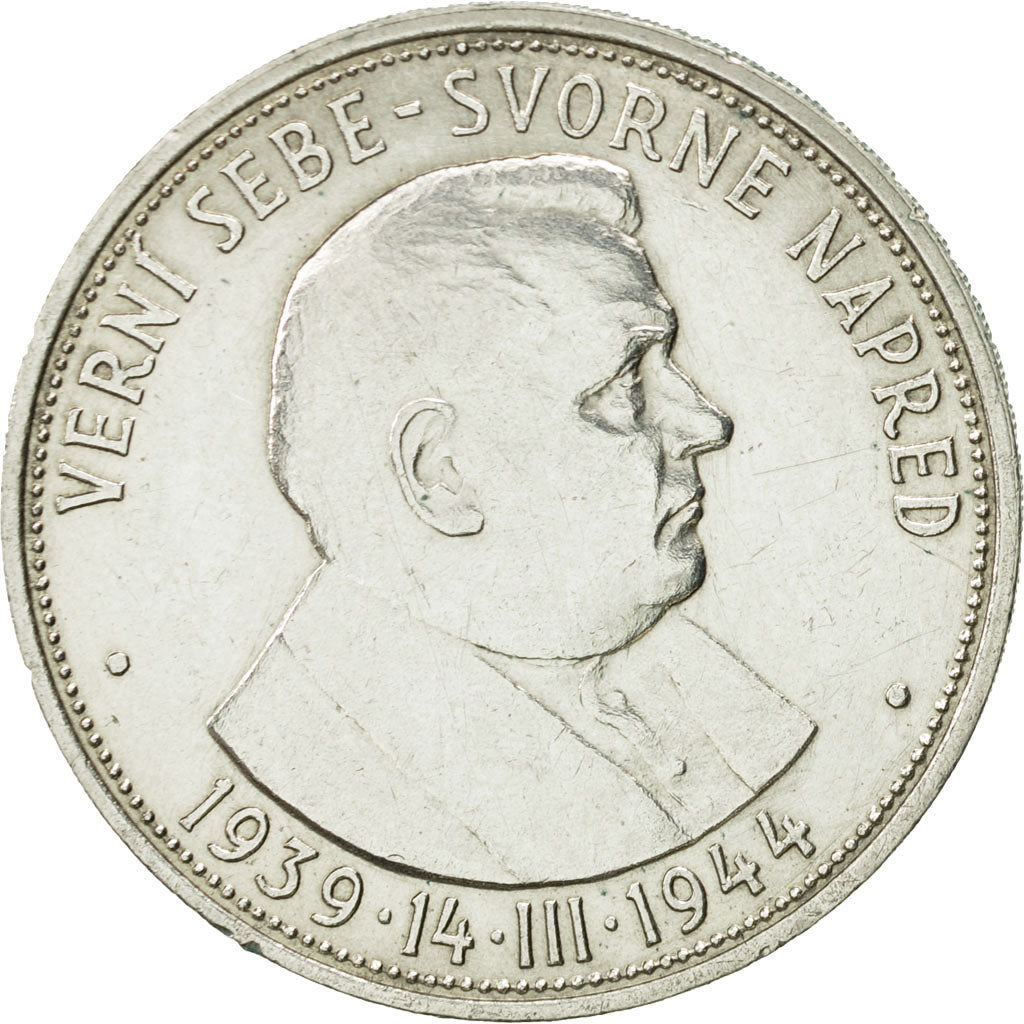 Slovacchia, 50 Korun, 1944, BB, Argento, KM:10