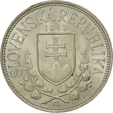 Moneta, Słowacja, 20 Korun, 1941, AU(55-58), Srebro, KM:7.1