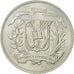 Dominican Republic, Peso, 1974, AU(55-58), Silver, KM:35