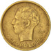 Congo belga, 5 Francs, 1937, BB, Nichel-bronzo, KM:24