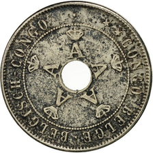 Congo belga, 20 Centimes, 1911, MBC, Cobre - níquel, KM:19