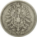 GERMANY - EMPIRE, Wilhelm I, Mark, 1876, Berlin, VF(30-35), Silver, KM:7