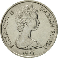 Salomonen, 20 Cents, 1977, SS+, Copper-nickel, KM:5