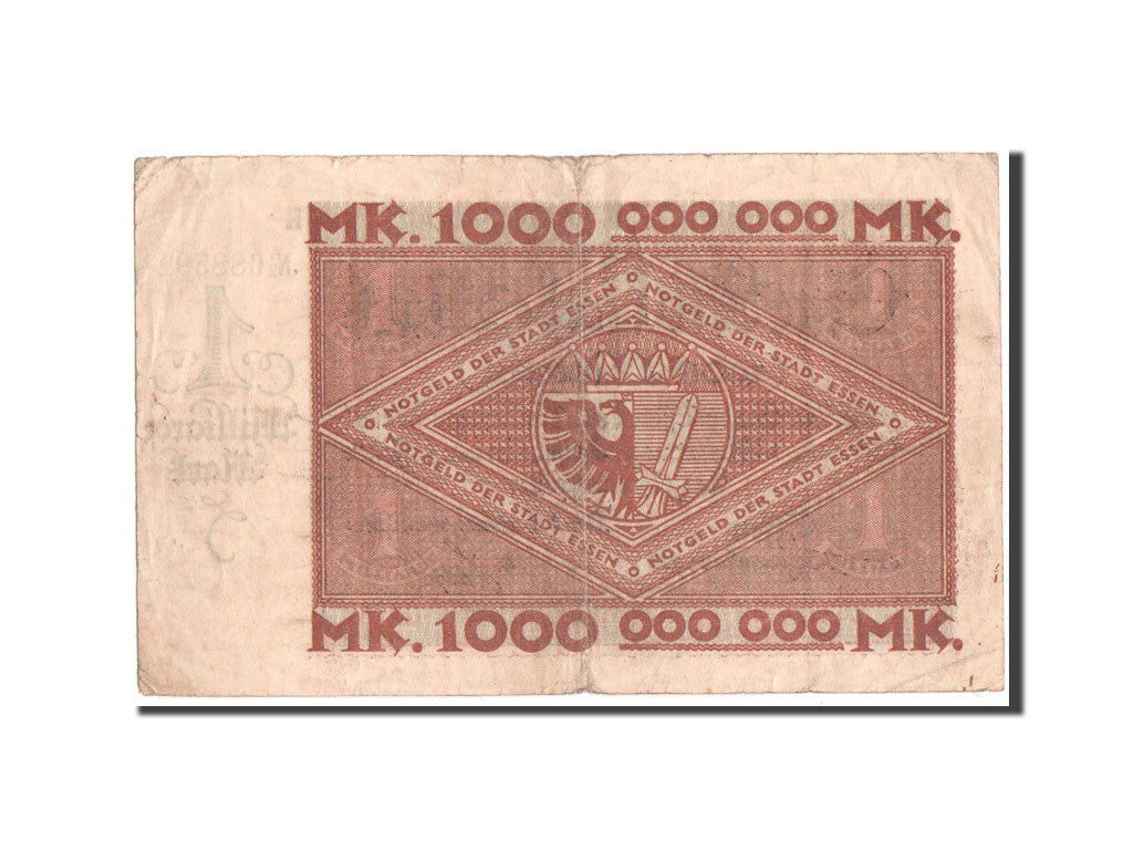 Billet, Allemagne, 1 Milliard Mark, 1923, TB+