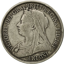 Great Britain, Victoria, Crown, 1893, EF(40-45), Silver, KM:783