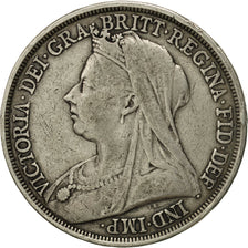 Grande-Bretagne, Victoria, Crown, 1893, TTB, Argent, KM:783