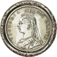 Moneda, Gran Bretaña, Victoria, 1/2 Crown, 1887, EBC, Plata, KM:764