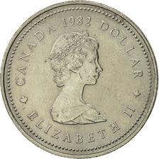 Coin, Canada, Elizabeth II, Dollar, 1982, Royal Canadian Mint, Ottawa