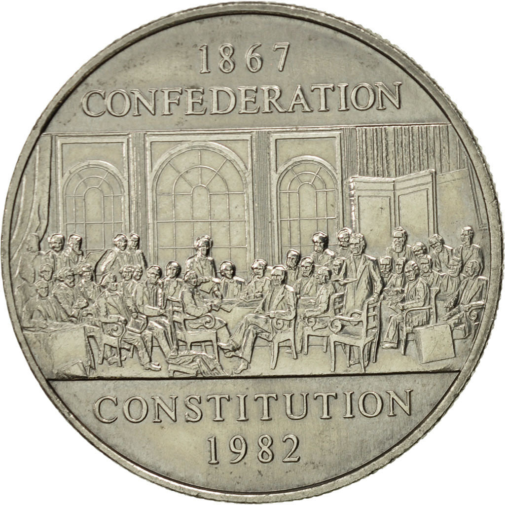 Coin, Canada, Elizabeth II, Dollar, 1982, Royal Canadian Mint, Ottawa