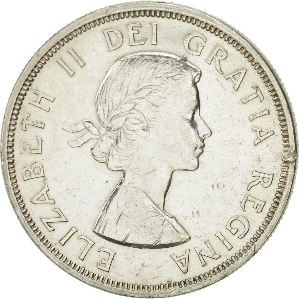 Coin, Canada, Elizabeth II, Dollar, 1964, Royal Canadian Mint, Ottawa