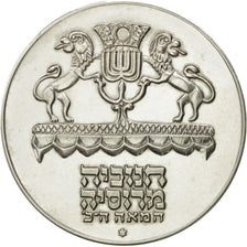 Moneda, Israel, 5 Lirot, 1972, Jerusalem, SC, Plata, KM:69.1