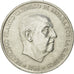 Coin, Spain, Caudillo and regent, 100 Pesetas, 1966 (68), AU(55-58), Silver